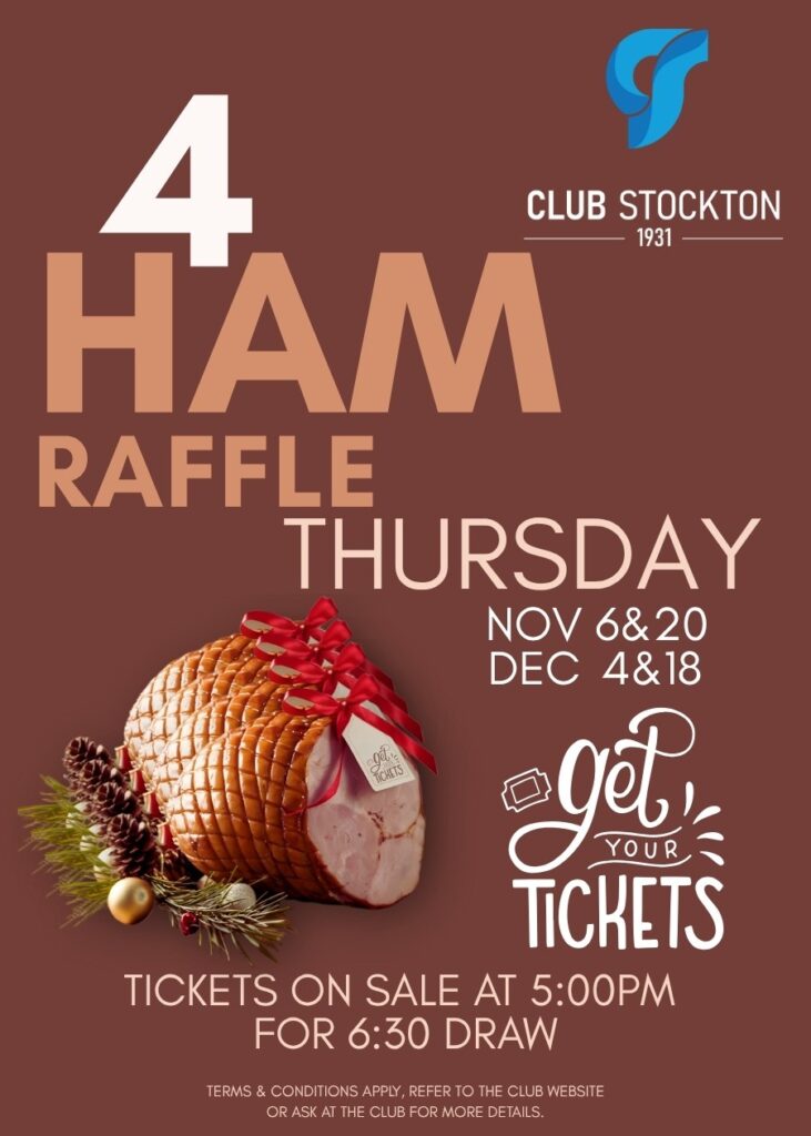 4 Ham Raffle Club Stockton