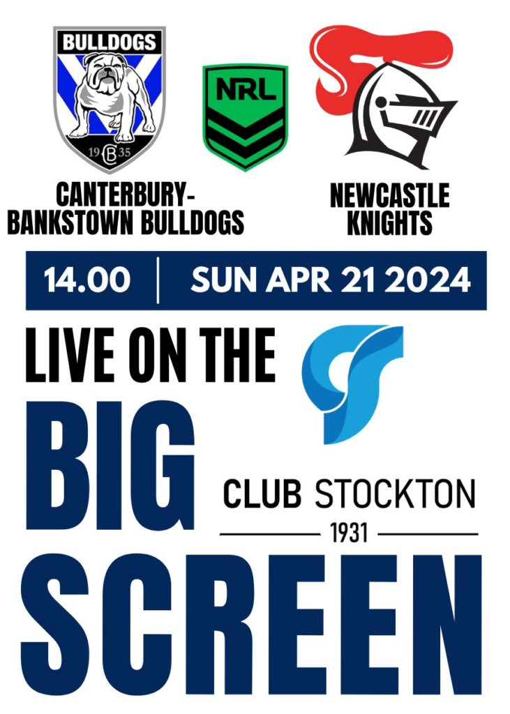 Bulldogs vs Knights NRL Round 7 Sunday April 21 14.00 pm