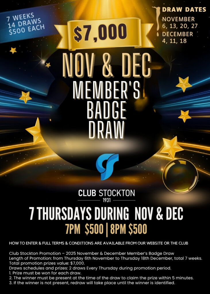 Members Badge Draw Nov Dec 2025