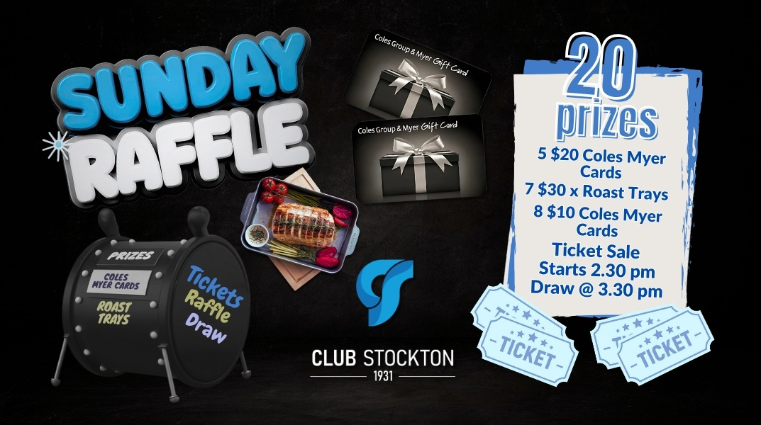 Club Stockton Sunday Raffle